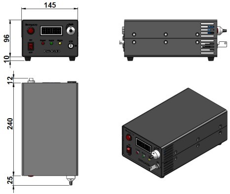 power supply for Temperature controlled heat sink